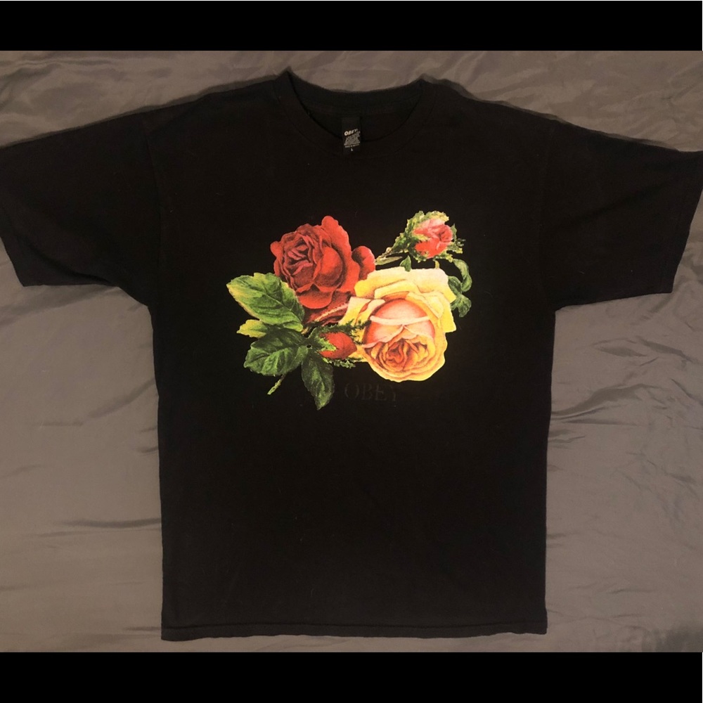 Zumiez Obey large floral T-shirt
